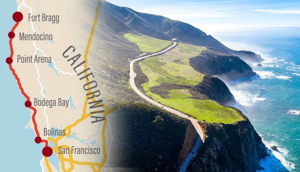 THE PACIFIC COAST HIGHWAY ROUTE