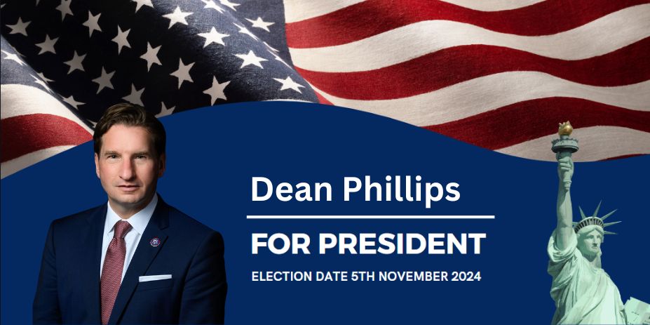 Dean Phillips for us presidential election
