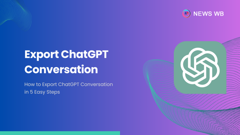 How to Export ChatGPT Conversation in pdf in 5 Easy Steps