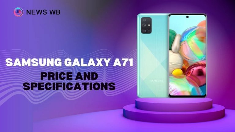 Samsung Galaxy A71 Price and Specifications