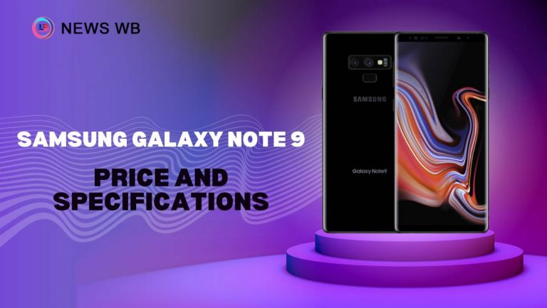 Samsung Galaxy Note 9 Price and Specifications