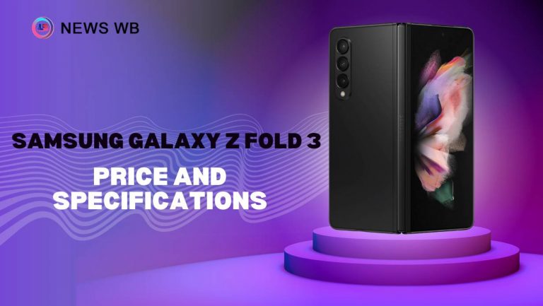 Samsung Galaxy Z Fold 3 Price and Specifications