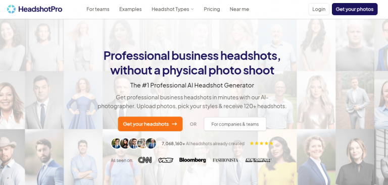 HeadshotPro: AI-Generated Professional Headshots