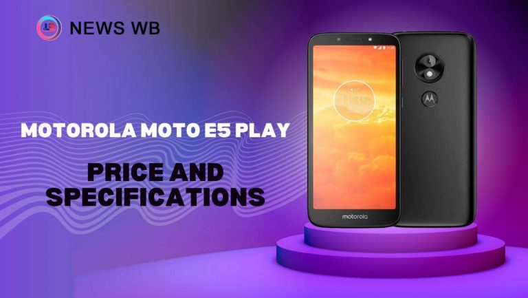 Motorola Moto E5 Play Price and Specifications
