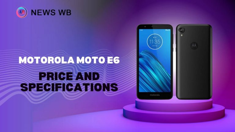 Motorola Moto E6 Price and Specifications