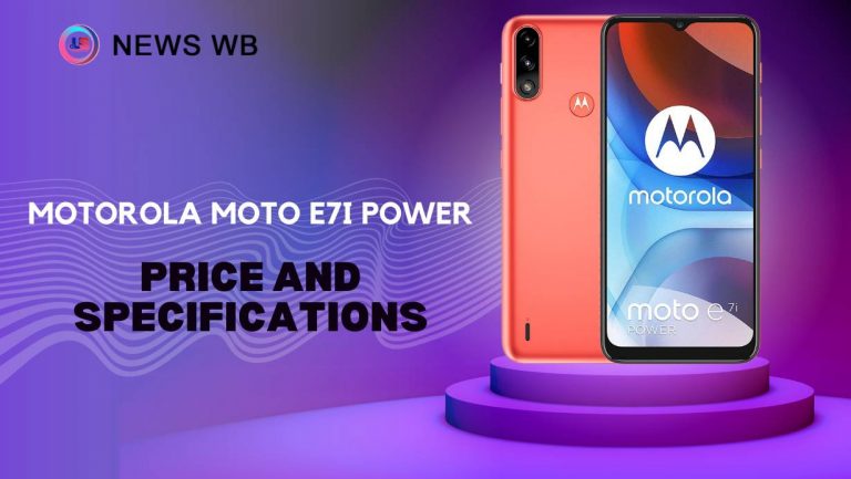 Motorola Moto E7i Power Price and Specifications
