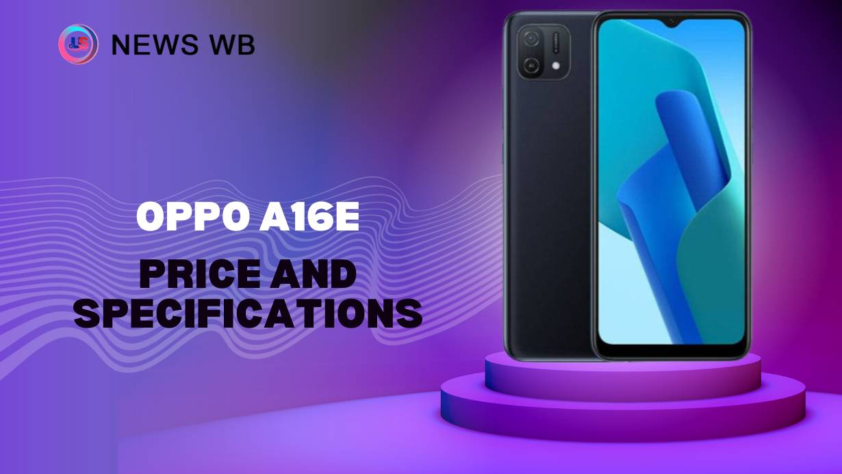 Oppo A16e Price and Specifications