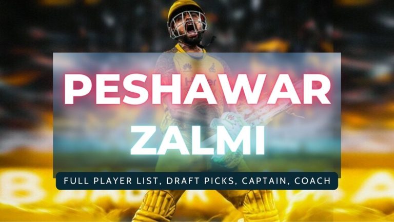 Peshawar Zalmi Squad for PSL 2024: Full Player List, Captain, Coach, Draft Picks, and Key Details