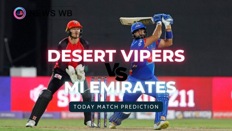 DV vs MIE Dream11 Team Prediction, Desert Vipers vs MI Emirates 15th Match, Who Will Win?