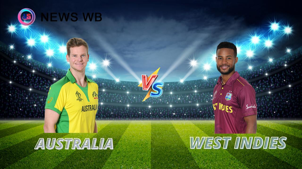 AUS vs WI 1st ODI live cricket score, Australia vs West Indies live score updates