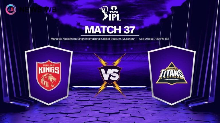 PBKS vs GT Live Score, Indian Premier League 2024, 37th Match