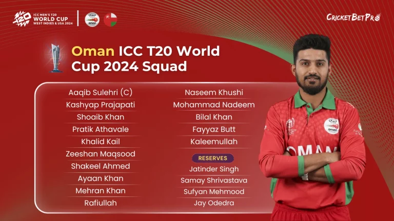 A new captain named as Oman put forward T20 World Cup squad