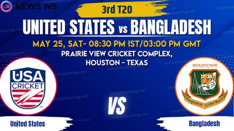USA vs BAN 3rd T20I live cricket score, United States vs Bangladesh live score updates
